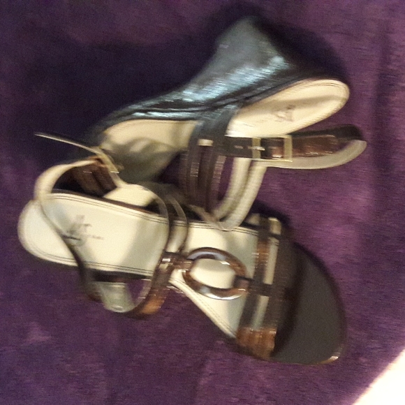 SUPER SALE NWOT Life Stride sandals platform brown 7W - Picture 5 of 7